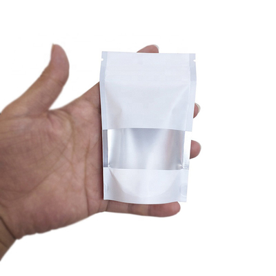 Custom Print k Stand Up Pouch Mylar Bags Odporny na zapach Mini z oknem
