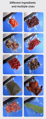 5mil płaskie worki do pakowania próżniowego żywności 6x10 cali