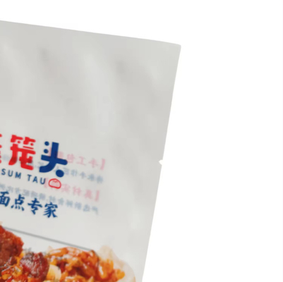 560 g Beef Siomai Bag Matte White Frosted Three-Side Sealing Bag Zamrożony worek na świeżość