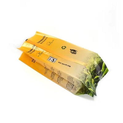 Niestandardowy wydrukowany laminowany 240g 500g wodoodporny plastikowy worek torebka z tyłu pieczęć folia żywnościowa herbaty opakowania torebki boczne