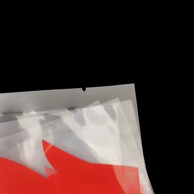 Zainstalowany na zamówienie, z drukowanymi trzema stronami, worek z pieczęcią z nylonu, mrożony, plastikowy, oszczędzający żywność