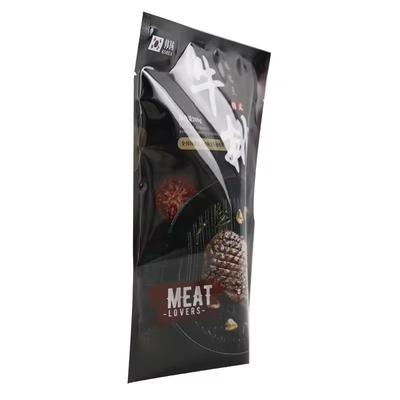 Logo niestandardowe Stojące ponownie zamykane folia aluminiowa plastikowe opakowania Food Pocket Z Zipperem