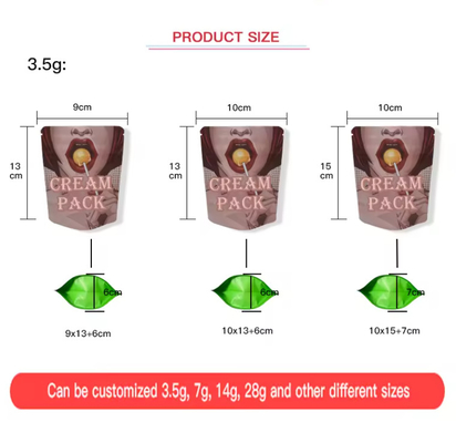 Niestandardowe 1g 3.5 G 7g Drukowane Laminate Plastic Jedalne Worek Odporny na Wątroby Worek Opakowanie Zamknięcie Zipper Stać do jedzenia Worki Mylar