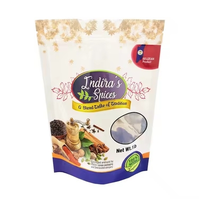 Zamykające się torby opakowania żywności z zamkiem stand up pouch Custom Spice Powder Packaging Plastic Bag