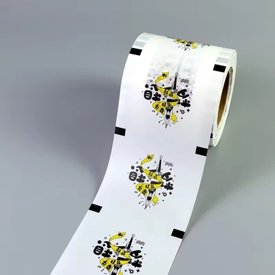 Laminatowa folia uszczelniająca z rolki tworzyw sztucznych Opakowanie Niestandardowe Drukowane 90mm 95mm Powszechna folia uszczelniająca Pp Folia papierowa do herbaty bąbelkowej