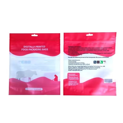 Drukowany Mylar Zip Lock Bag Snack Packaging Bag Stand Up Pouch For Food Snack Wielokrotnie używalne worki holograficzne