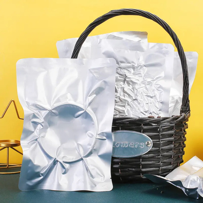 Srebro Kolor Wielkie Vakuum Zamknięte worek Folia aluminiowa worki opakowania żywności Vakuum pieczęć cieplna