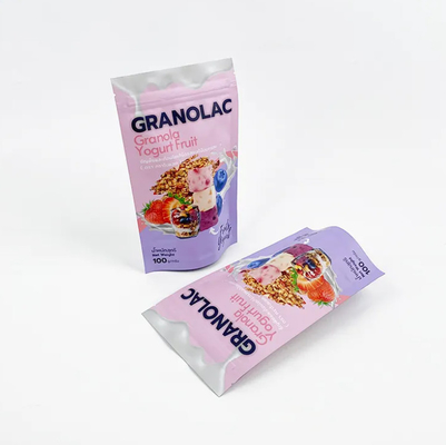 Custom Logo Doy Pack Stand Up Pocket Food Flexible Packaging Bag Producent Zip Lock Stand Up Pockets