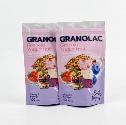 Custom Logo Doy Pack Stand Up Pocket Food Flexible Packaging Bag Producent Zip Lock Stand Up Pockets