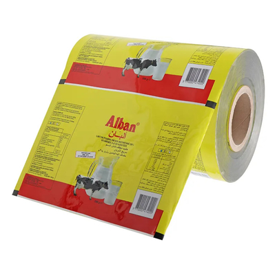 Elastyczna laminowana folia aluminiowa, warzywa, rolka z tworzyw sztucznych, żywność, plastikowa folia opakowaniowa, rolki, materiał do mleka w proszku