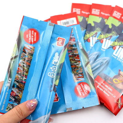 3 Pieczęcie boczne Niestandardowe drukowanie Śniada opakowanie plastikowy worek cieplnie uszczelniający worek / z tyłu uszczelniający plastikowy worek