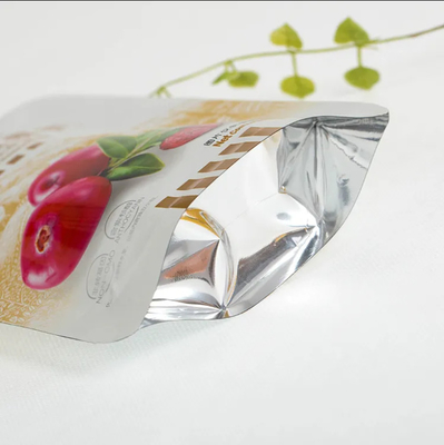 Niestandardowe drukowanie Mat aluminiowa folia plastikowa worek opakowania żywnościowego owoce Doypack Zipper bags Stand up pouch Food bags