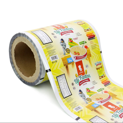 Zastosowane Recykling Żywności Film Laminated Roll Film Plastic Small Soft Packaging Film Roll