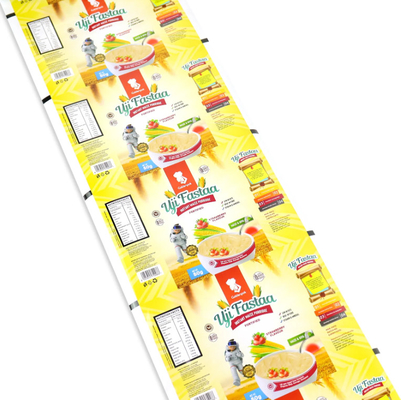 Zastosowane Recykling Żywności Film Laminated Roll Film Plastic Small Soft Packaging Film Roll
