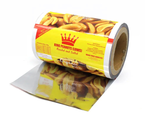 Fabryka plastikowej folii drukowanej, używanej do pakowania przekąsek/chipsów ziemniaczanych/orzechów, laminowanych małych worków, folii do pakowania przekąsek