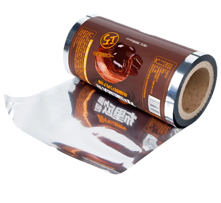Logo niestandardowe Film wysokiej bariery Bopp/Cpp Roll Snack Chipsy ciasteczkowe Film opakowaniowy Chleb ziemniaki Czapki czekoladowe Film opakowaniowy Roll
