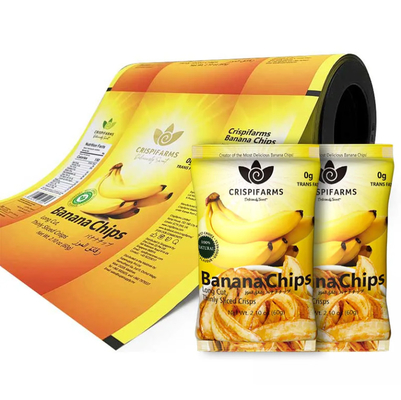 Sprzedaż hurtowa Żywność Chipsy drukowane Worki opakowaniowe Laminatowe rolki PET Worki plastikowe Roll Mylar Folia aluminiowa folia opakowaniowa Roll