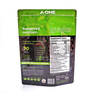 Zamówione markowe suplementy białkowe proszek Advanced Pack OEM ODMl napoje Supplement Powder Packaging Stand Up Pocket