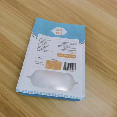 Sprzedaż hurtowa na zamówienie 300 g 500 g płaska dolna strona worek Gusset wodoodporne orzechy spożywcze przekąski opakowania worek z zamkiem