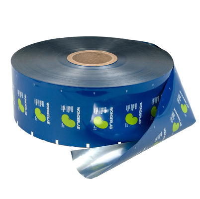 Aluminiowa folia opakowania rolka Film plastikowy opakowanie automatyczne Film laminowany przekąski Cukierki ciastka ziemniaczane folie foliowe