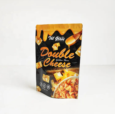 Niestandardowa drukowanie cieplne uszczelnione kukurydza przekąski opakowania worek plastikowy laminowany AL opakowania spożywcze stand up pouch