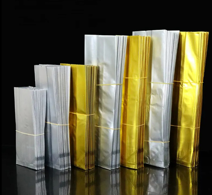 Niestandardowy projekt Drukowanie folia aluminiowa Mylar Stand Up Pocket Hot Seal Side Gusset Bags Food Tea Coffer Packaging Bag Pocket With Logo