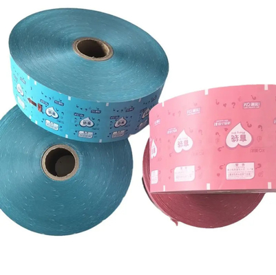 Niestandardowe drukowane pieczęcie cieplne PET BOPP plastikowe rolki film słodycze i czekolada opakowania spożywcze, folia aluminiowa film zapasowy z zamówienia