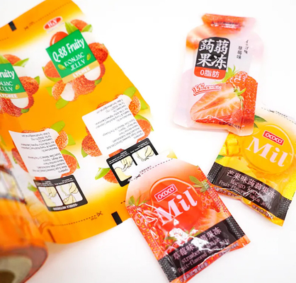 Wydawane na zamówienie Jelly Bag Snacks Packing Automatic Potato Chips Packing Rolls Laminated Pe Food Packing Roll Film