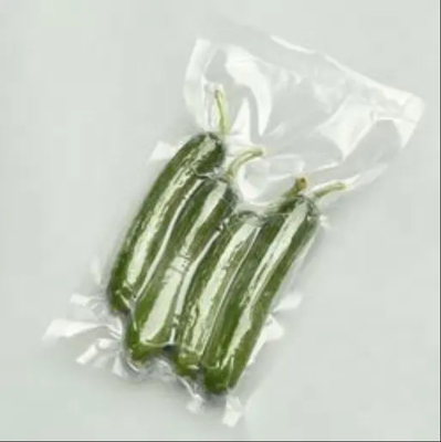 Zamrożone opakowania żywności, przejrzyste plastikowe plastiki nylonowe