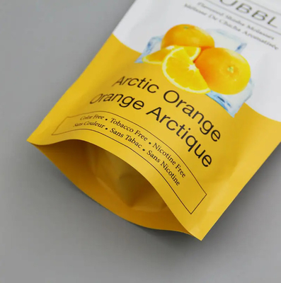 Matte Finish Aluminium Foil Kompostowalny Doypack Stand Up Zipper Pocket Plastic Snack Food Bag Bolsa Snack