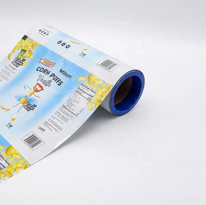 Specjalistyczna folia laminowana aluminium plastikowe żywność elastyczne opakowanie folia worek rolkowy do Taro Tomato Chipsy ziemniaczane opakowanie