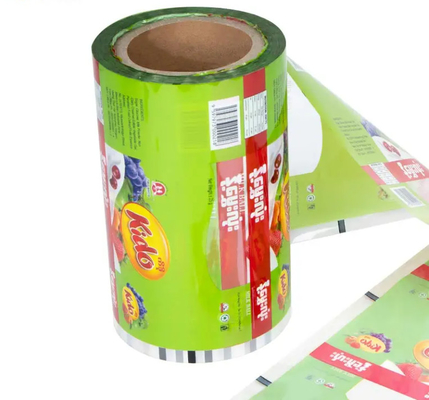 Niestandardowe opakowania żywnościowe Film z tworzyw sztucznych Roll Nachos Pita Chips Żywność Elastyczny film opakowaniowy Roll Automatyczny Film plastikowy laminowany