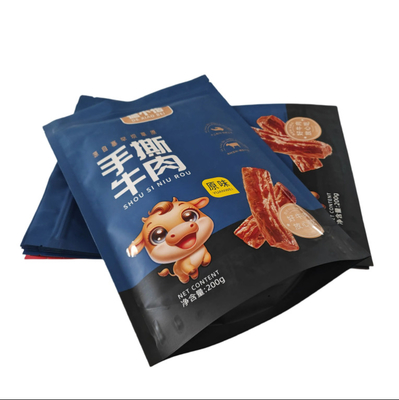PET/VMPET/PE Matte Vertical Zipper Bag z drukiem UV High For Barrier Design