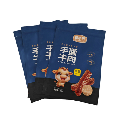 PET/VMPET/PE Matte Vertical Zipper Bag z drukiem UV High For Barrier Design