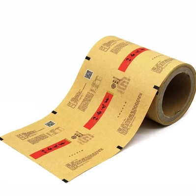 Niestandardowe opakowania z papieru Kraft i rolki z plastikowej folii do ciastek herbatnych, frytek - biodegradowalnych i żywnościowych