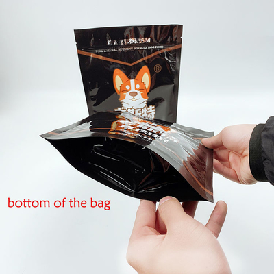Całkowity Custom Zip Lock Bag Aluminium Foil Pouch Stand Up Pouch With Zipper Food Packaging Bag Zip Top Food Packaging Pouch