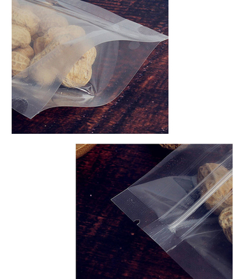 100 sztuk pełnoczystna torba stojąca z zamknięciem zipem, opakowanie podarunkowe, do przechowywania żywności