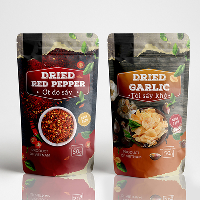 Worek do opakowań przypraw, plastikowa opakowanie, przyprawa paprika, worek do opakowań żywnościowych, zamykany zamykany