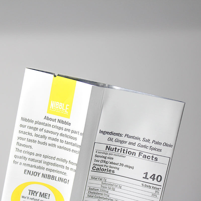 Druk cyfrowy, spersonalizowany, drukowany plastikowy worek z folii aluminiowej, przekąski do kawy, torba z trzema bocznymi uszczelnieniami, płaska torebka, torba z uszczelnieniem tylnym