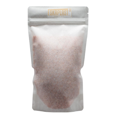 Biała torba ze skóry bydlęcej (torba stojąca) z małym okienkiem, niestandardowy nadruk na zamku błyskawicznym, torba stojąca z papieru kraft/torba do pakowania żywności