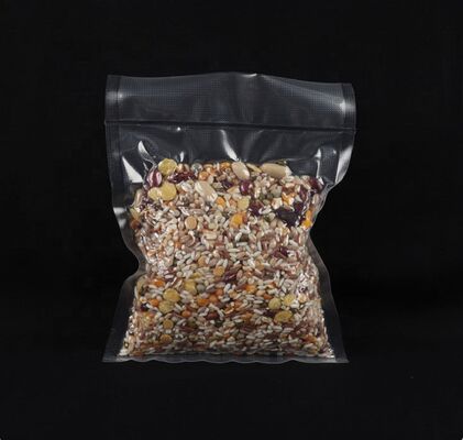 Dostosowane, zgrzewane worki próżniowe do kiełbasy z wytłoczeniem, PA/PE odporne na wilgoć worki do pakowania żywności próżniowo i worki na żywność