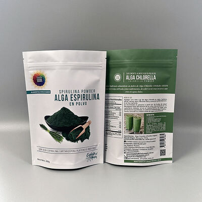 Zamykające się torby opakowania żywności z zamkiem stand up pouch Custom Spice Powder Packaging Plastic Bag