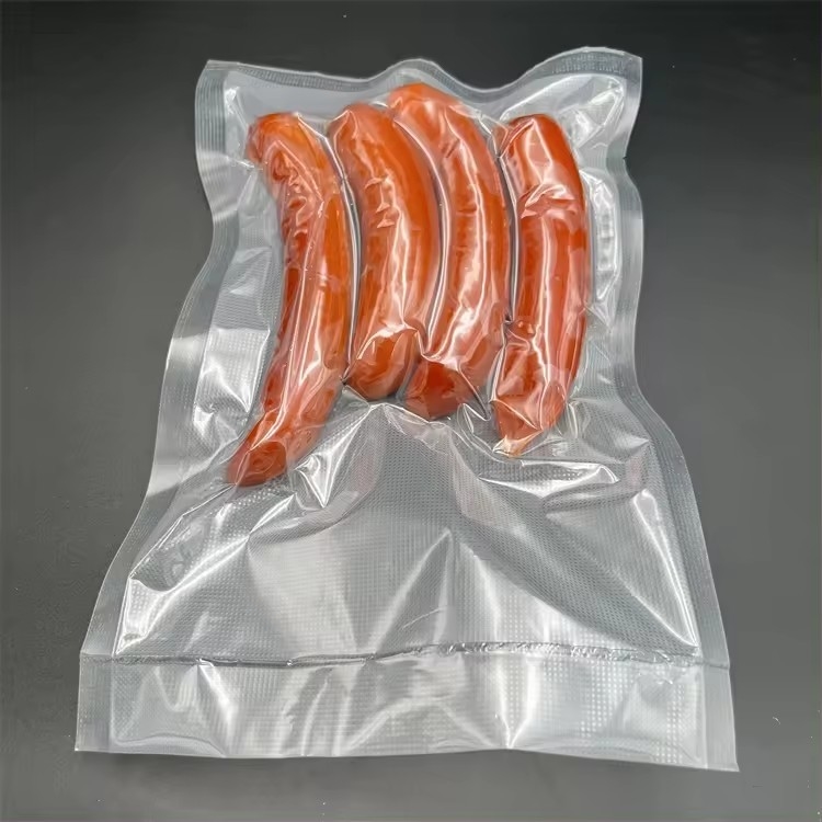 Przejrzysty Biodegradable Custom Clear Vacuum Bag For Fresh Food Vacuum Retort Packaging Food Bag