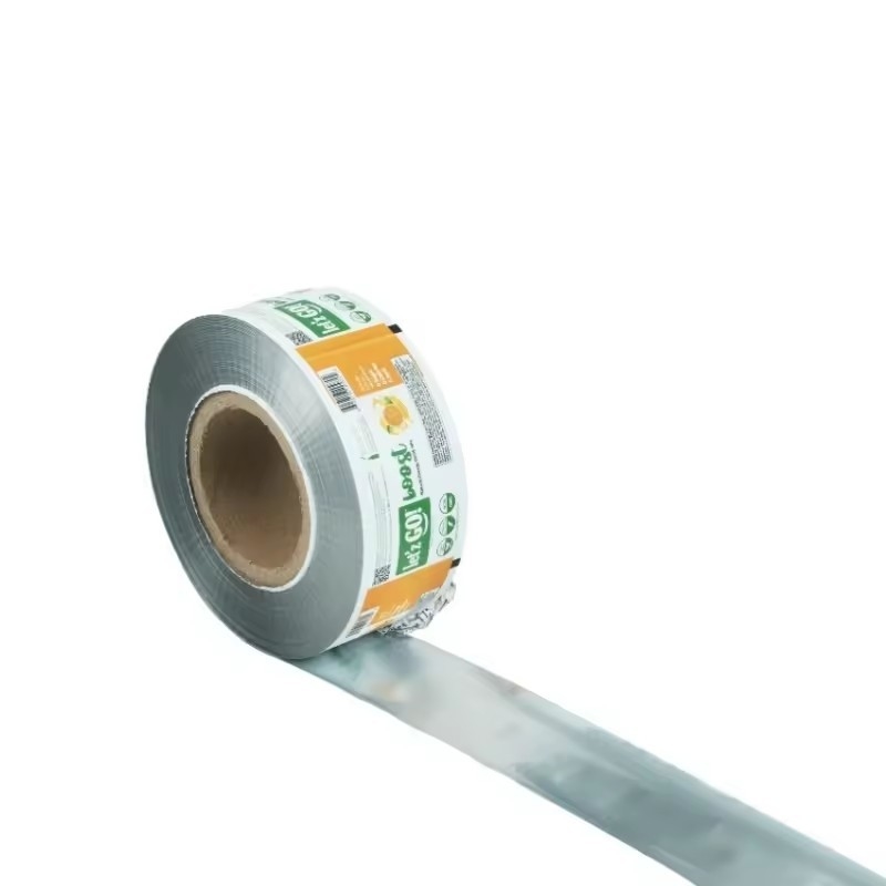 Drukowanie na zamówienie Automatyczne opakowania workowe Żywność Plastika Laminatowa Folia Aluminiowa Rolka Filmowa Ciasteczka Opakowania Żywności