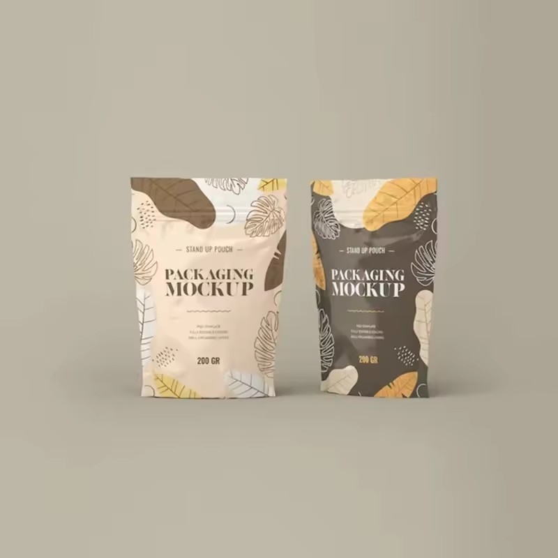 Opakowanie do pakowania żywności stand up pouch Matt Surface Zipper Bag With Valve Foil Ziplock Coffee Bag