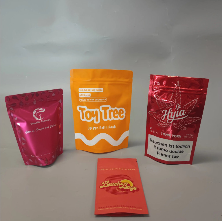 Aluminiowa folia kosmetyczna, sakiecie, specjalnie wydrukowana, Mylar, trzystronna torba z pieczęcią, do maski