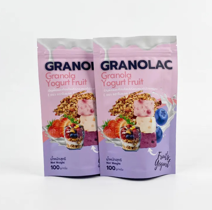 Custom Logo Doy Pack Stand Up Pocket Food Flexible Packaging Bag Producent Zip Lock Stand Up Pockets