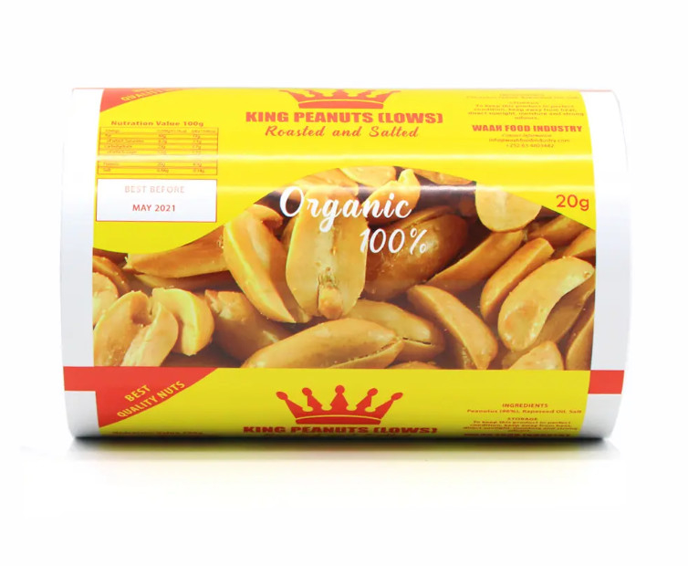 Sprzedaż hurtowa Żywność Chipsy drukowane Worki opakowaniowe Laminatowe rolki PET Worki plastikowe Roll Mylar Folia aluminiowa folia opakowaniowa Roll