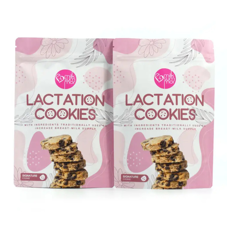 Niestandardowe drukowane zapachoodporne Ziplock 3,5 g 500 gramów Żywność Gummy Biscuit Opakowanie Stand Up Pouch Cookie Mylar Bags