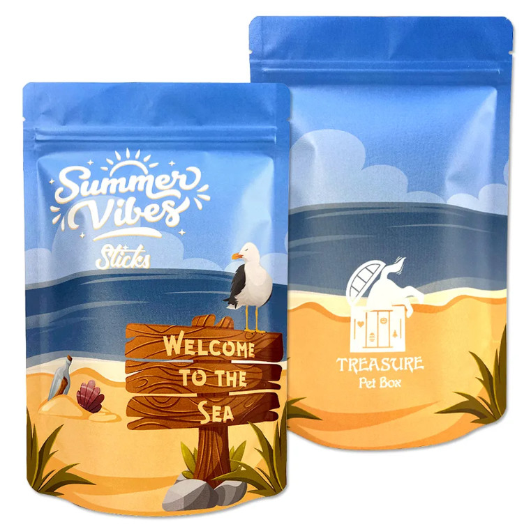 Drukowanie plastikowe Tworzący Całkowity Drukowanie Stand Up Zip Lock Pouch Mylar Packaging Bag
